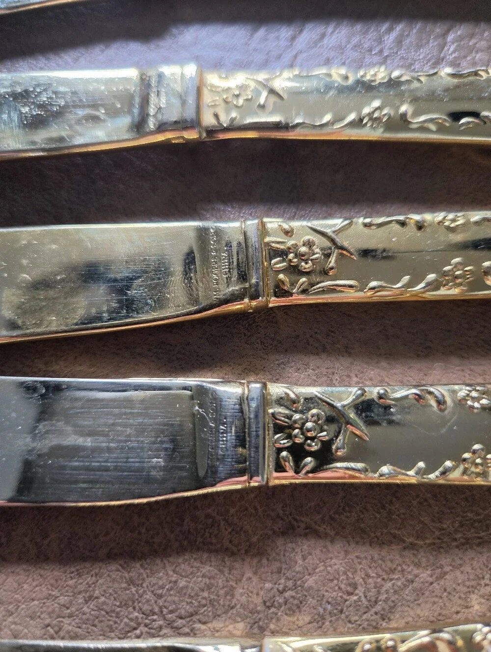 Wm Rogers elegant gold
